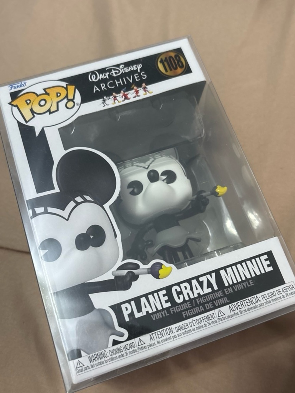 Funko POP! Plane Crazy Minnie Vinyl Figure #1108